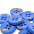 Buttons (Set of 10) - Blue Terrazzo 15mm